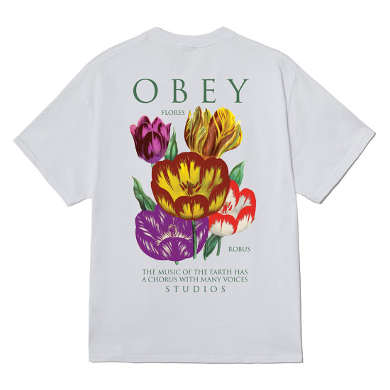 Obey Ανδρική κοντομάνικη μπλούζα Flores Robus Tee